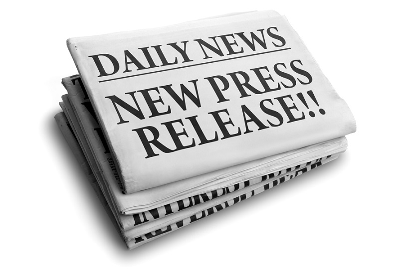 Daily news newspaper headline reading new press release concept